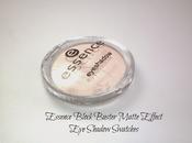 Essence Block Buster Matte Effect Shadow Swatches