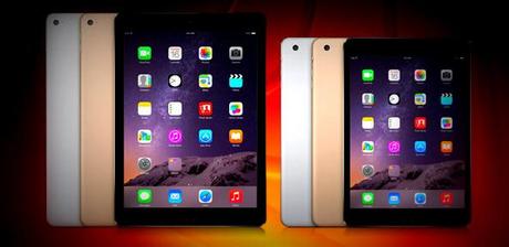 all new iPad Air 2 and iPad mini 3 by apple