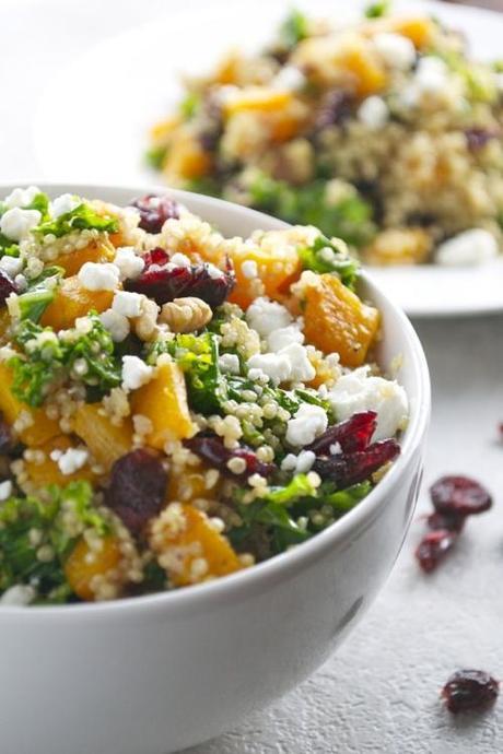 quinoa-with-squash-kale-cranberries