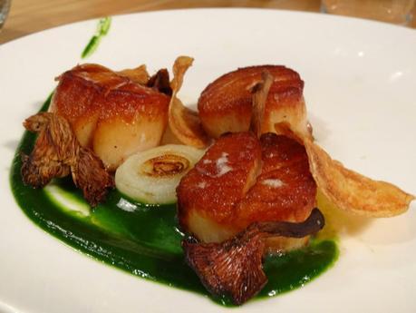 Smoked scallops at Cerulean Smoked scallops at Cerulean