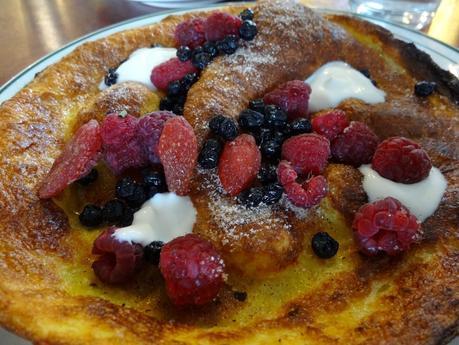Dutch baby cornmeal pancake at Milktooth Dutch baby cornmeal pancake at Milktooth