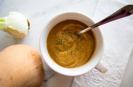 Butternut Squash Soup with Fennel