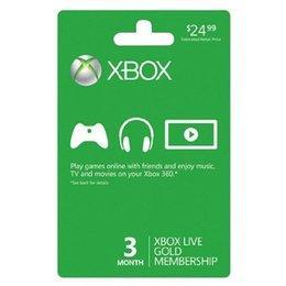Microsoft - XBox Live Gold Membership 3 Month Subscription Card (Xbox 360)