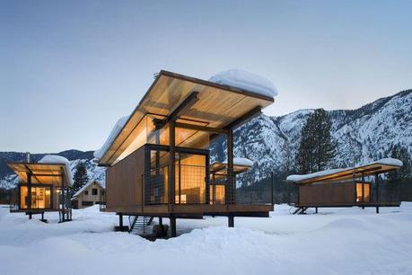 Rolling Huts by Olson Kundig