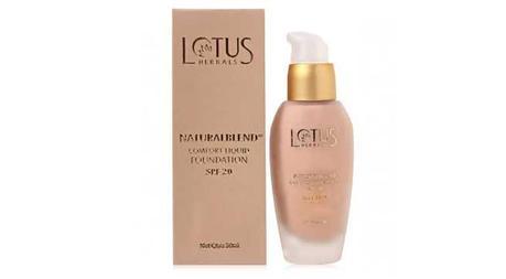Lotus Herbals – Natural Blend Comfort Liquid Foundation for Oily Skin
