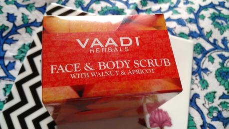Vaadi Herbals Face and Body Scrub with Walnut and Apricot
