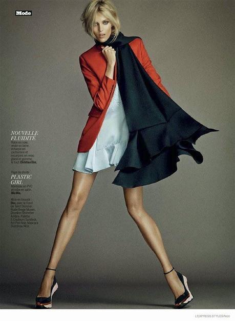 ANJA RUBIK FOR COVER STORY OF L’EXPRESS STYLES
