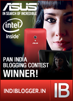 Pan India Blogging Contest winner of Asus Search of Incredible Contest