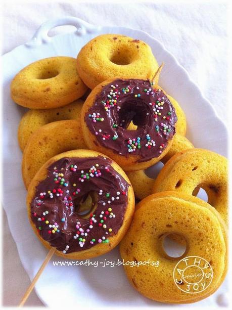 Mini Pumpkin Doughnuts