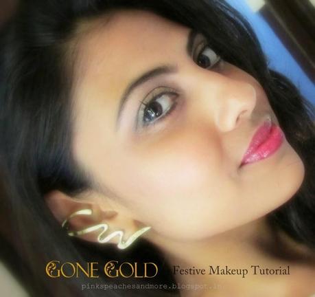 Gone Gold | Simple and Easy Festive Makeup Tutorial (Step by Step)