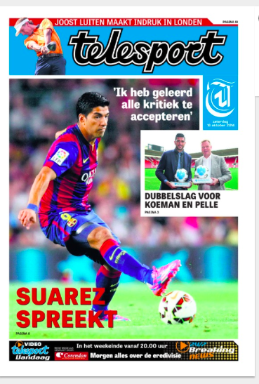 De Telegraaf: one week later, the taming of a lion