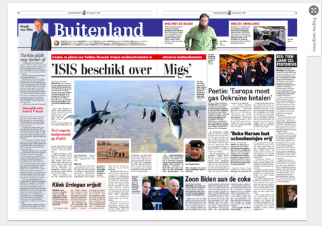 De Telegraaf: one week later, the taming of a lion