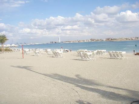 The beautiful and deserted beach