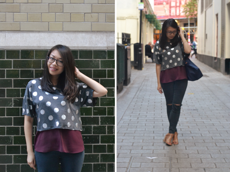 Daisybutter - UK Lifestyle and Fashion Blog: aland, how to style river island camisole, topshop jamie jeans, south korean street style