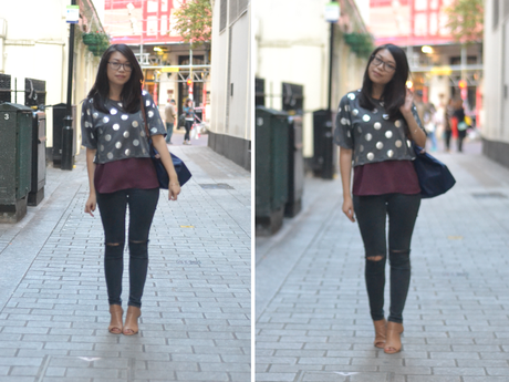 Daisybutter - UK Lifestyle and Fashion Blog: aland, how to style river island camisole, topshop jamie jeans, south korean street style
