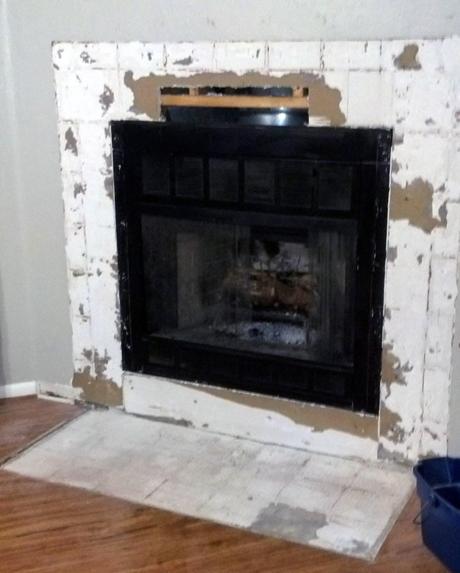 Before and After: Fireplace DIY