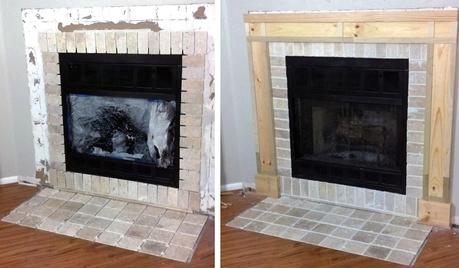 Before and After: Fireplace DIY