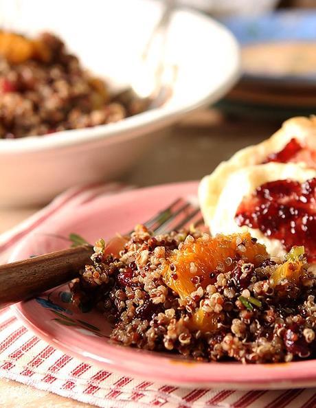 Quinoa Salad with Oranges, Pecans and Cranberries