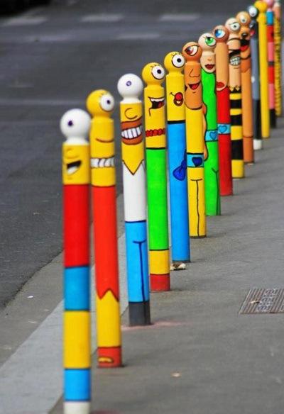 Top 10 Best Images of Painted Bollards