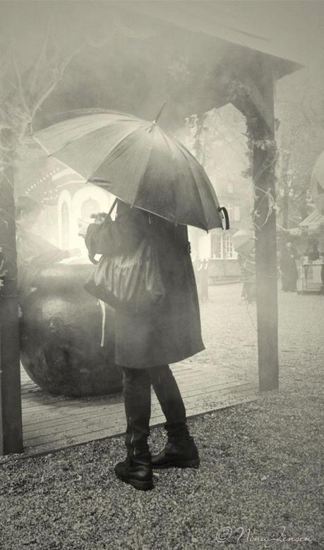 A Rainy Day at Tivoli Gardens through the Old Camera App