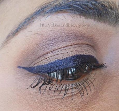 Oriflame The One Eye Liner Stylo Black & Blue : Review, Swatch, EOTD