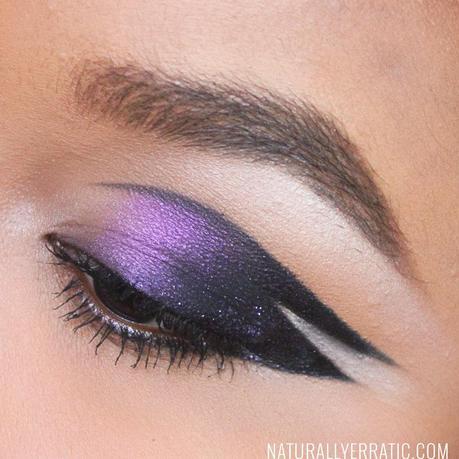 With makeup, dipbrow ebony, thick eyebrows, winged eye makeup