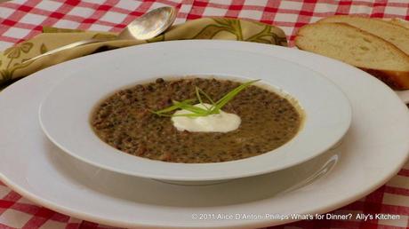 Split Pea Soup with Country Ham & Chardonnay