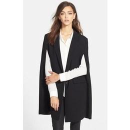 Vince Camuto - Notch Collar Cape Coat