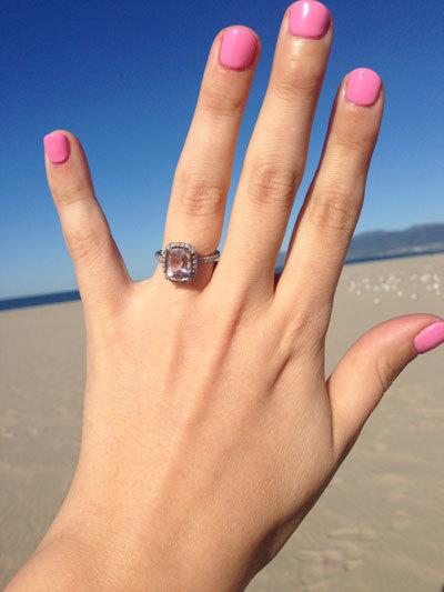 Morganite Engagement Ring