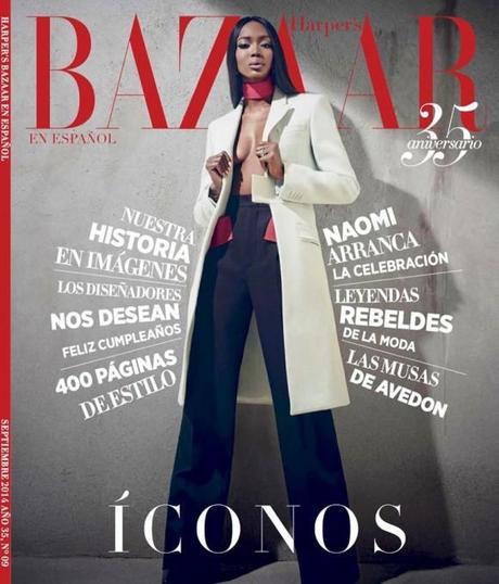 Fashion Flashback: Naomi Campbell For Harper’s Bazaar Latin American September 2014