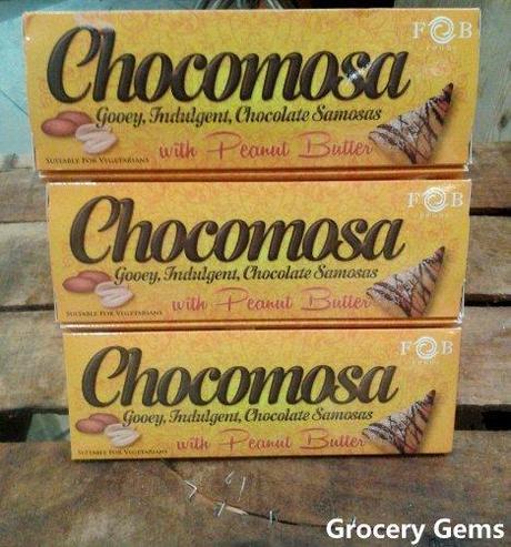 Chocomosa - Chocolate Samosas with Peanut Butter