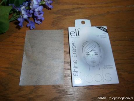 e.l.f. Shine Eraser Oil Blotting Sheets