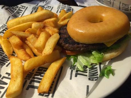 Today's Review: Flaming Grill Pubs' Donut Burger