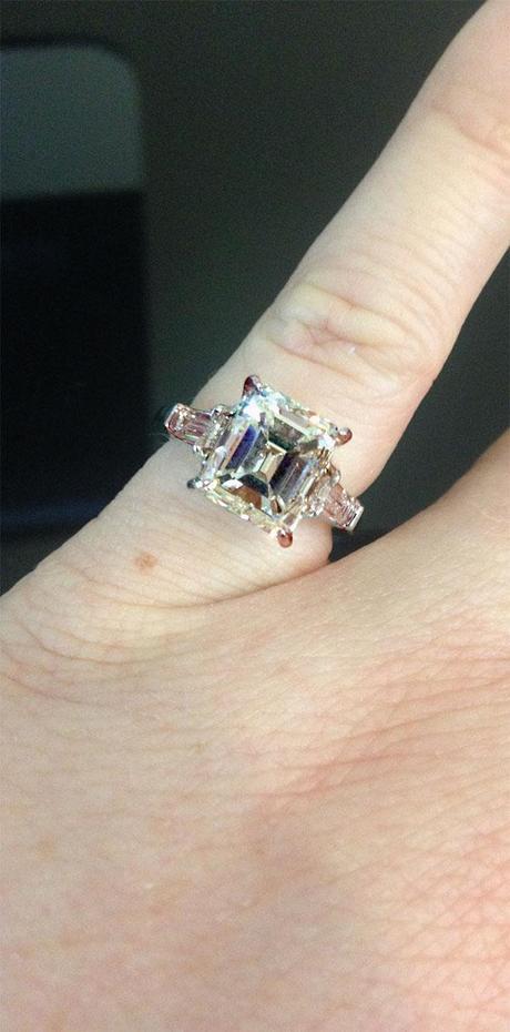 Enerald Cut Engagement Ring