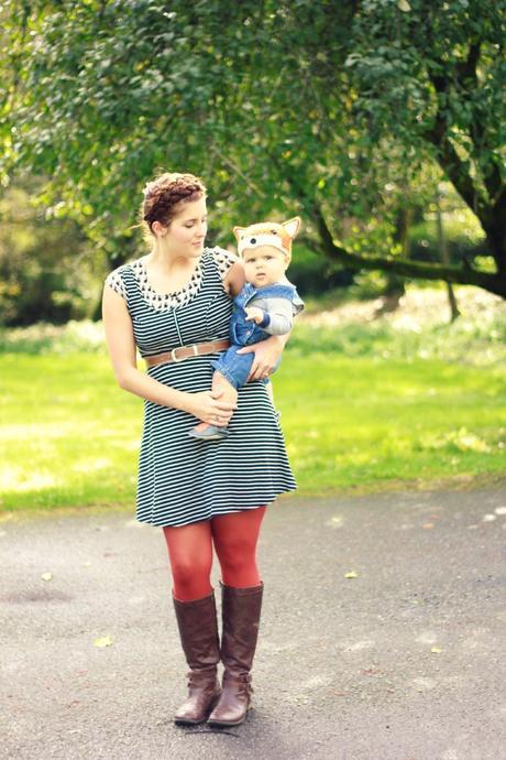 Mama+baby style: the cat and the fox | www.eccentricowl.com