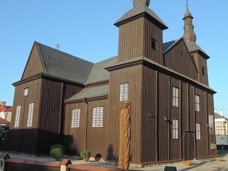 Soberbia iglesia de madera de los Carmelitas. Kedainiai.