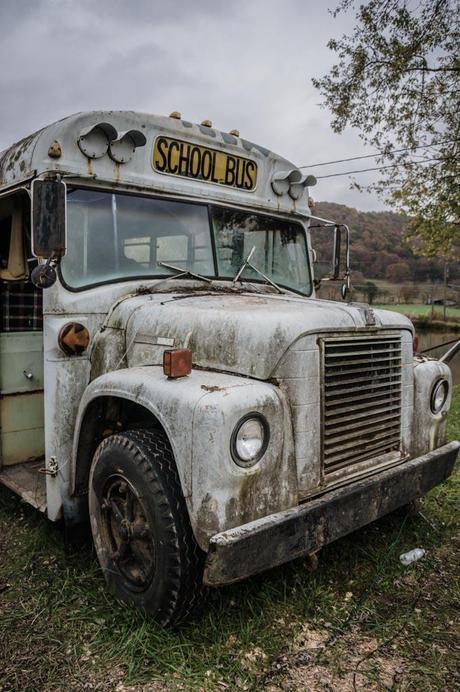 Abandoned School Bus Exterior