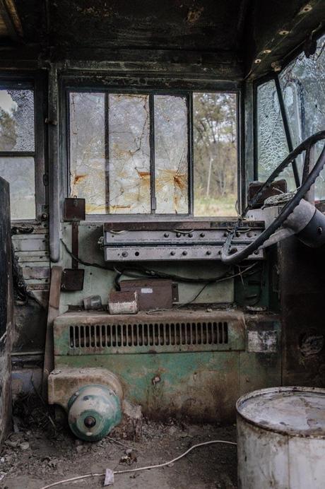 Abandoned Bus Interior