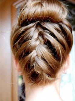Easy and Stylish Braided Top Knot