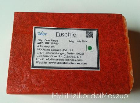 Fuschia Natural Handmade Soap in Tangerine Review