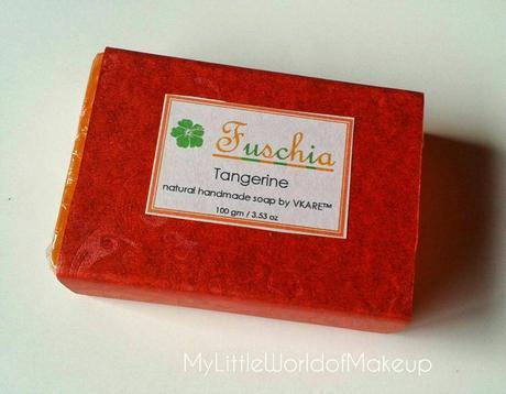 Fuschia Natural Handmade Soap in Tangerine Review