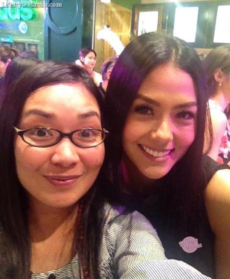 Vanessa Matsunaga with LifestyleManila.com Blogger at Strip Megamall