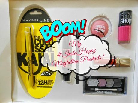 My #InstaHappy Maybelline Products!