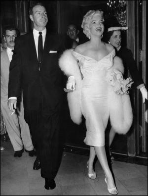 Joe DiMaggio and Marilyn Monroe, 1950s (New York Post)