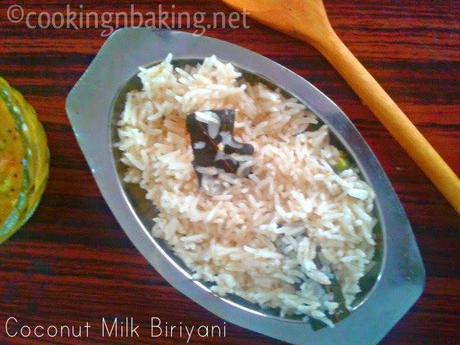 Coconut Milk Biriyani