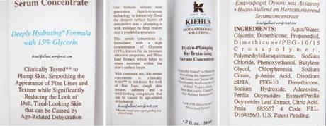 Kiehls Hydro Plumping Retexturising serum conc (1)