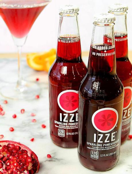 Pomegranate Izze-tini