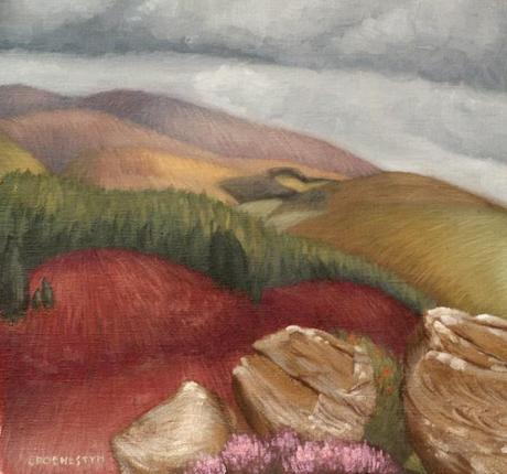 Heather © Samantha Groenestyn, oil on linen