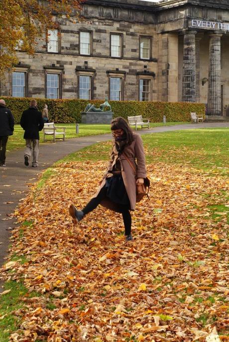 Leaf crunching