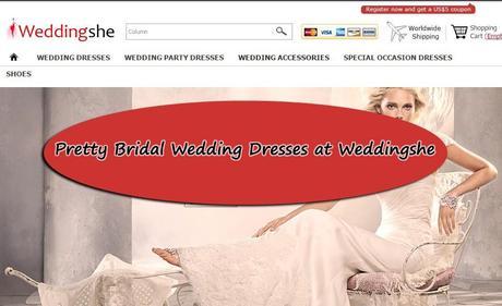 Pretty Bridal Wedding Dresses at Weddingshe Pretty Bridal Wedding Dresses at Weddingshe